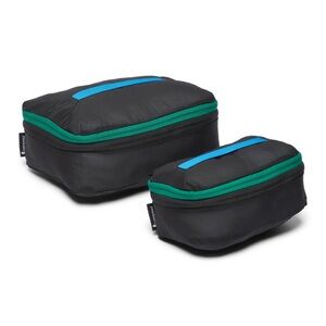 Cotopaxi Cubo Expandable Packing Cube Set NWT - Black/Green/Blue - 6L and 12L